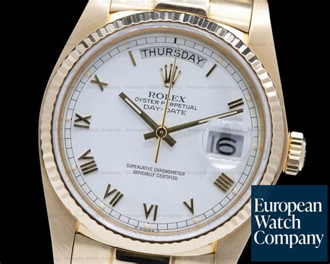 rolex 18038 white dial|rolex 18038 value.